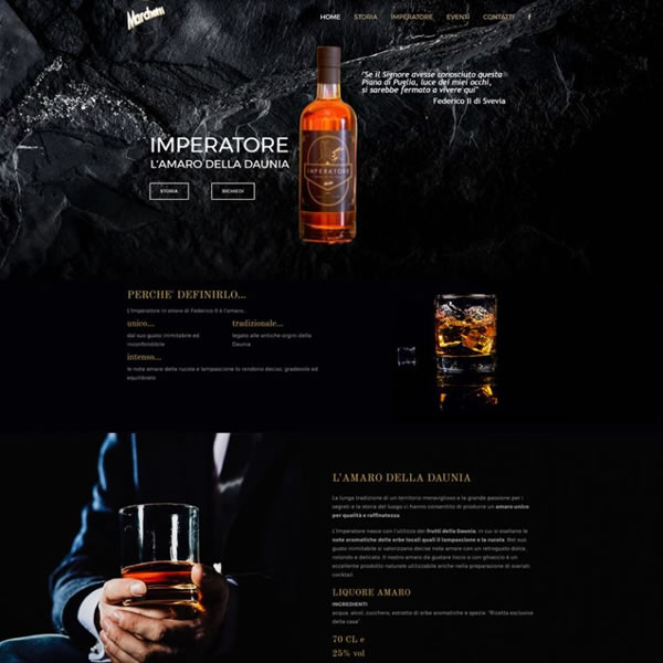 Creazione siti web vini e liquori