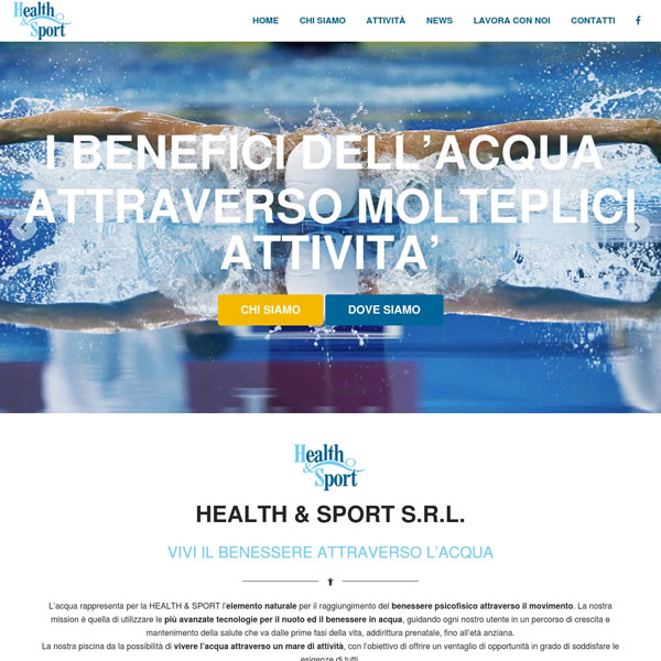 creazione sito web piscina